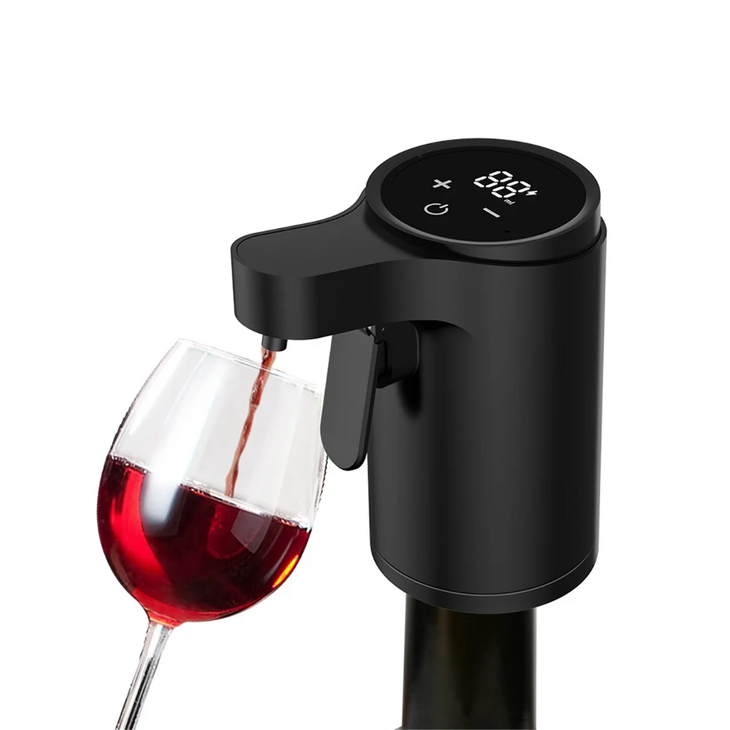 Electric Wine Decanter Aerator & Dispenser — Automatic Wine Pourer Pump