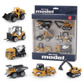 Die-Cast Construction Vehicle Toy Set – 1:64 Alloy Trucks & Excavators