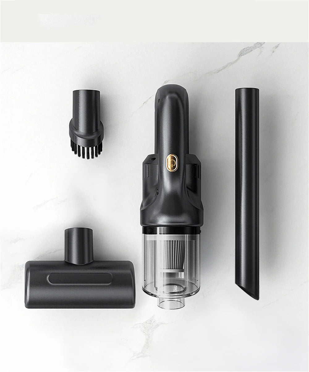 Wireless Cordless Handheld Vacuum Cleaner – 50000Pa Strong Suction for Car, Home & Pet Hair