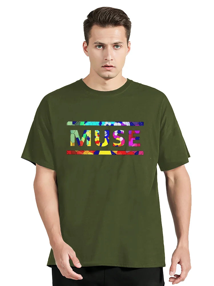 Muse The Resistance Vintage Graphic T-Shirt — Oversized Cotton Band Tee