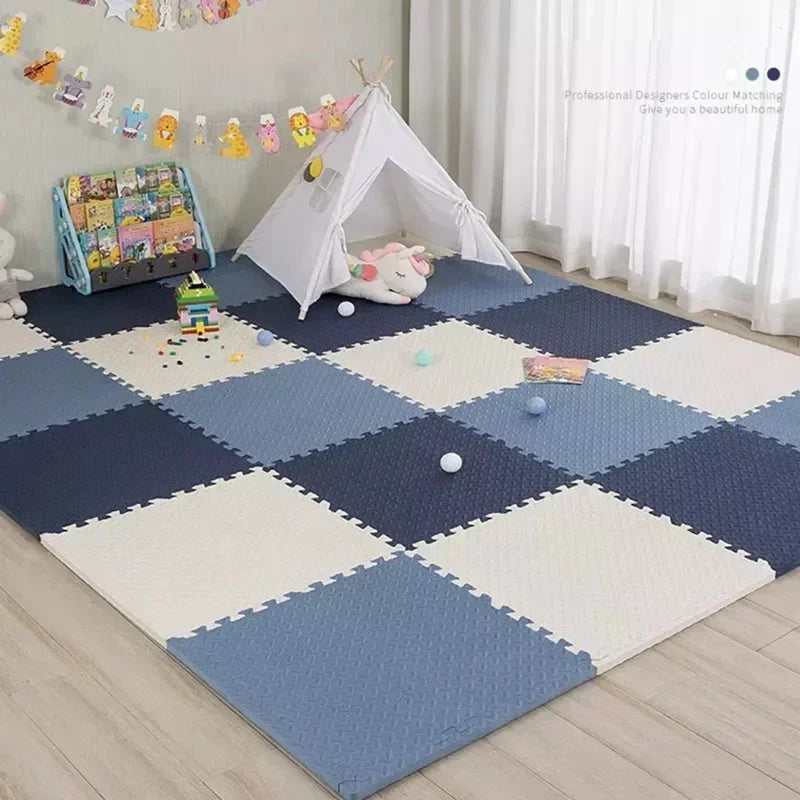 Baby Puzzle Floor Play Mat – EVA Foam, 8-16 Piece Kids Carpet, Educational Toy, 30x1cm Tiles