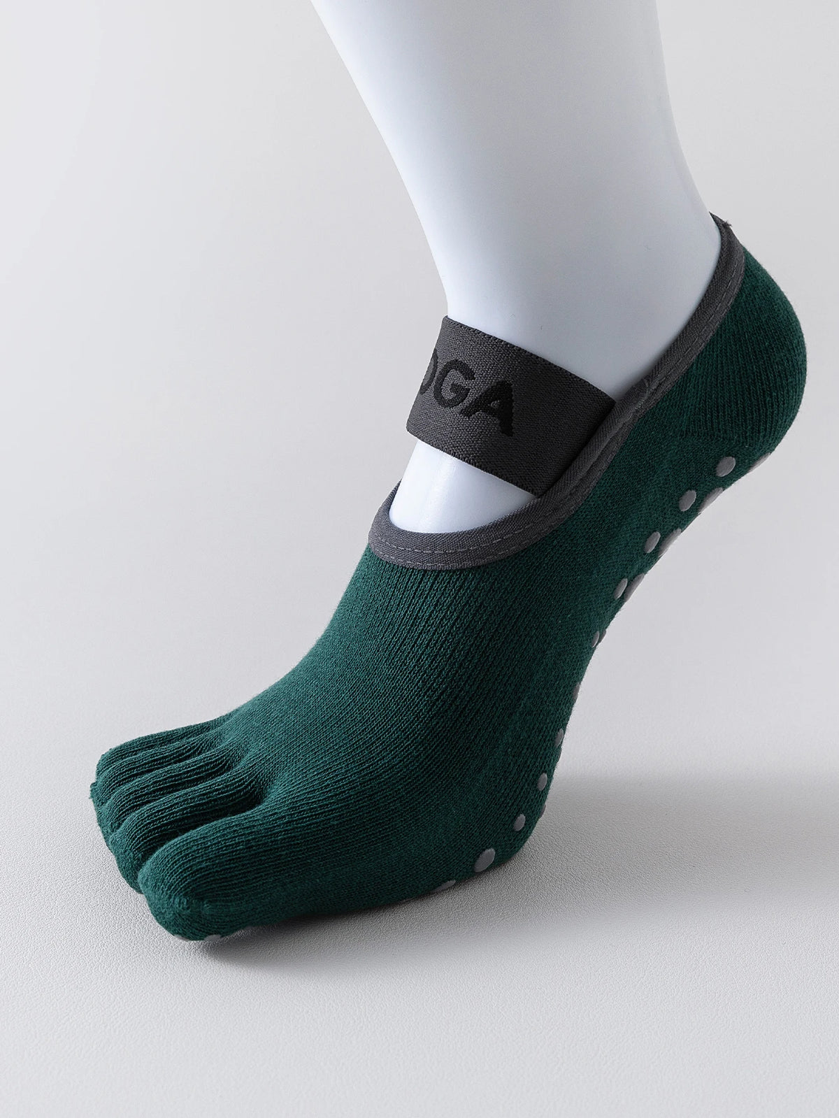 Women's Five-Toe Yoga Socks – Anti-Slip Grip