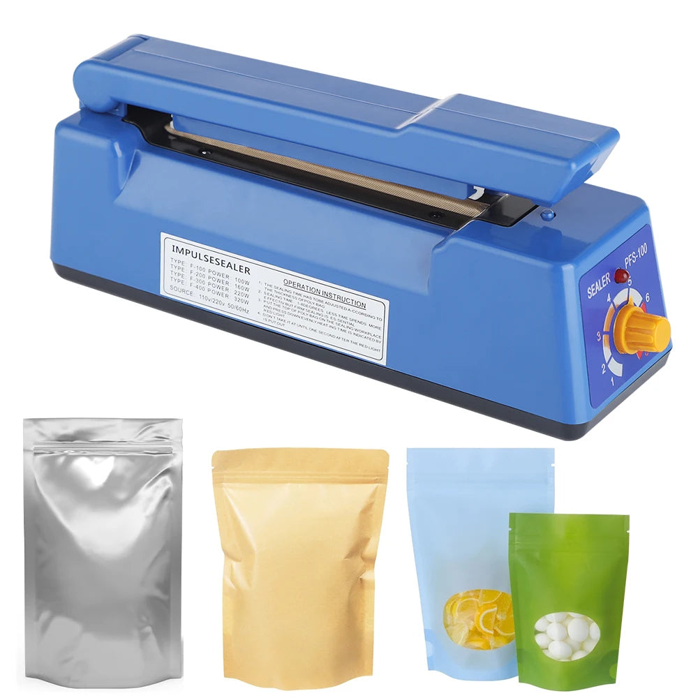 Electric Heat Sealer — Hand Press Vacuum Bag Sealing Machine for Food & Packaging