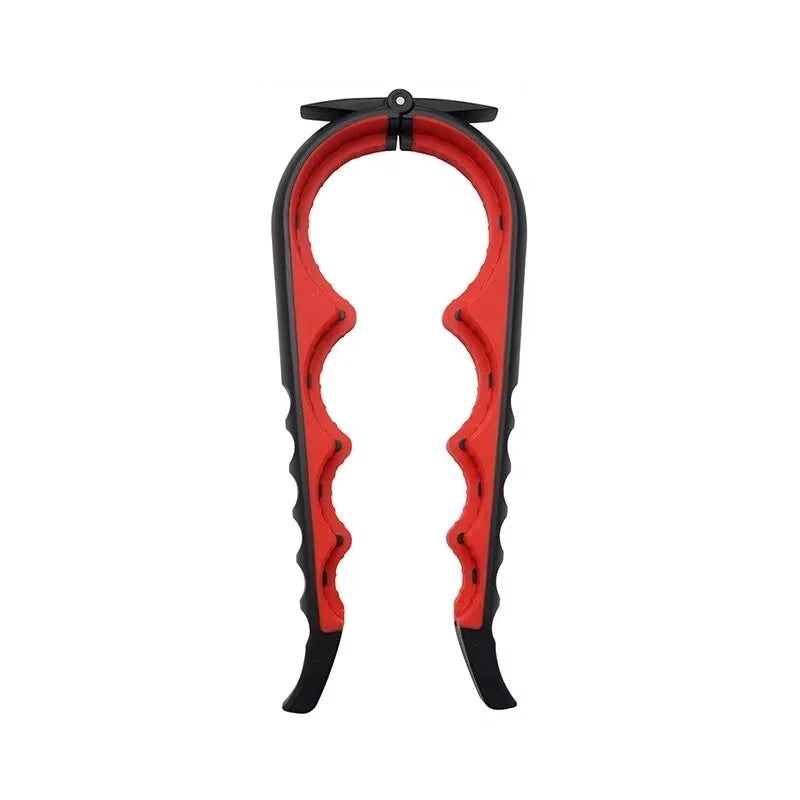 4-in-1 Multifunctional Can & Bottle Opener – Anti-Slip Ergonomic Cap Twister, PP+TPR, Black & Green
