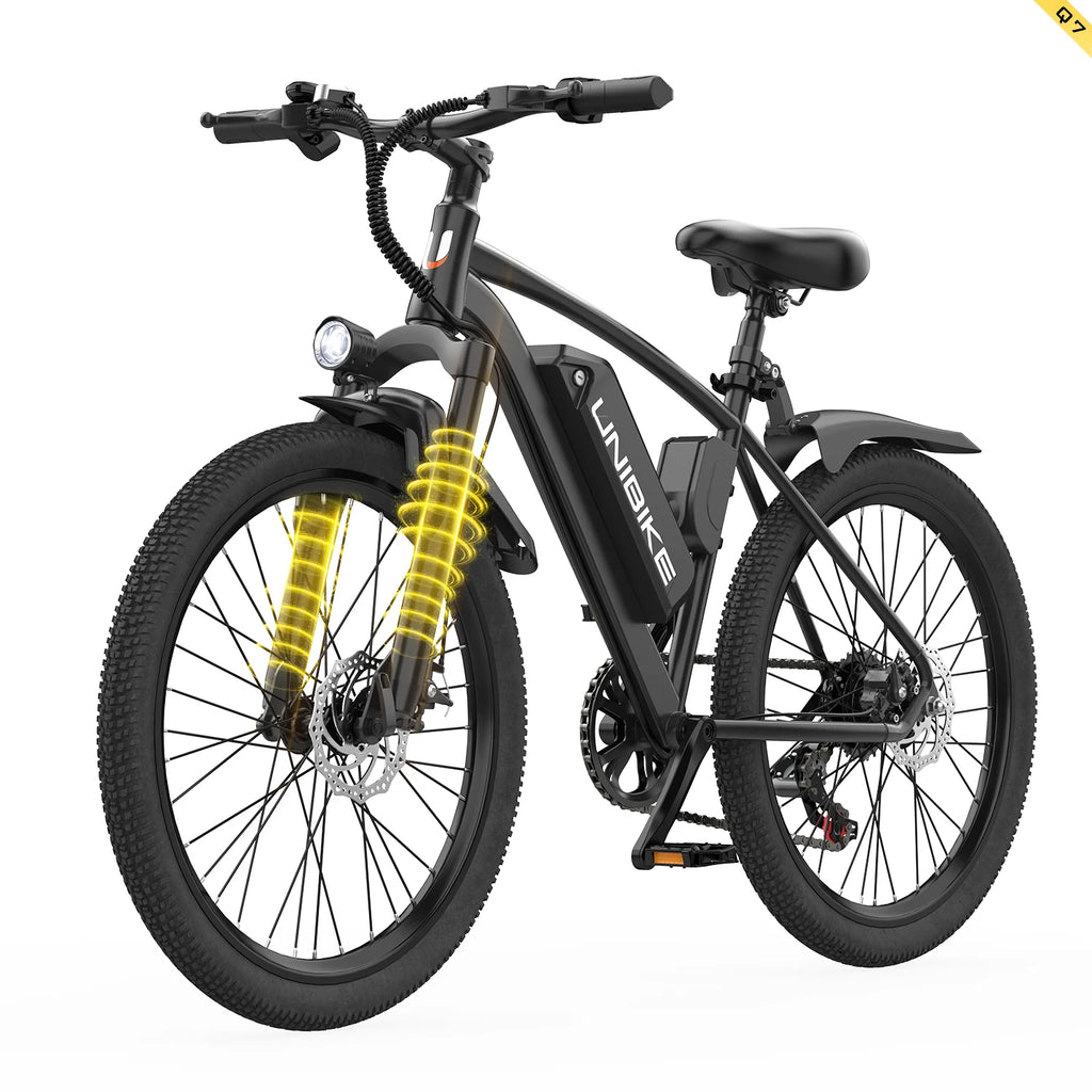 Aairsk 400W Front Suspension Electric City Bike — 36V 10Ah 26" 7-Speed Outdoor Commuter E-Bike (US Stock, Free Shipping)
