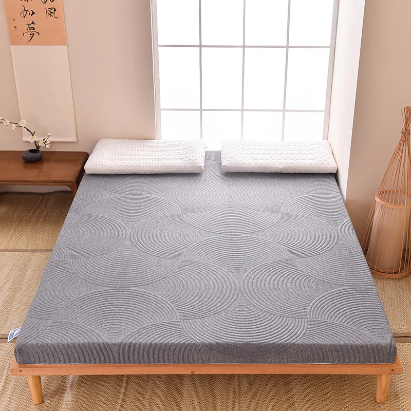 Cooling Gel Memory Foam Mattress Topper – 8cm Thick, Removable Cover, Pain Relief