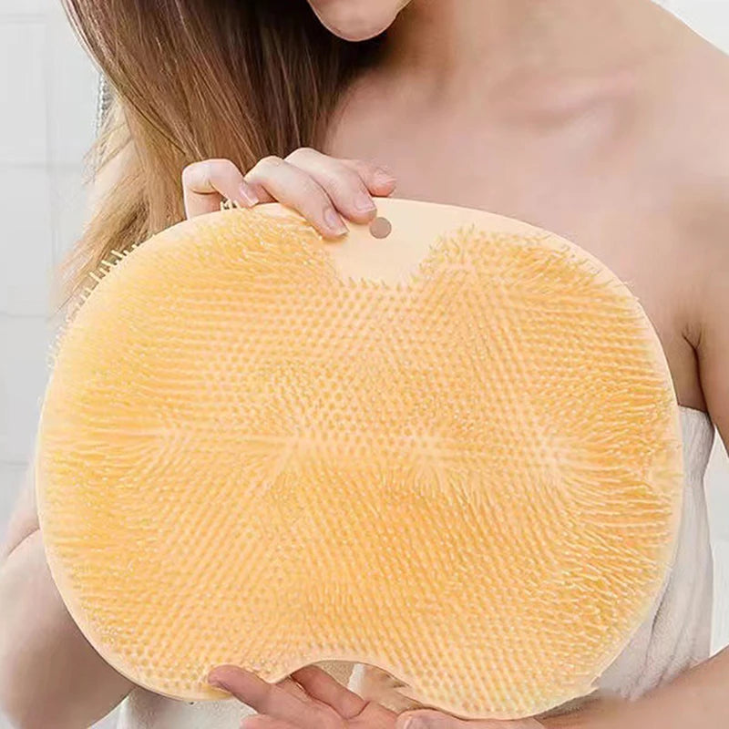 Exfoliating Shower Massage Mat – Non-Slip Bath Scrub Pad with Suction Cups for Foot & Body