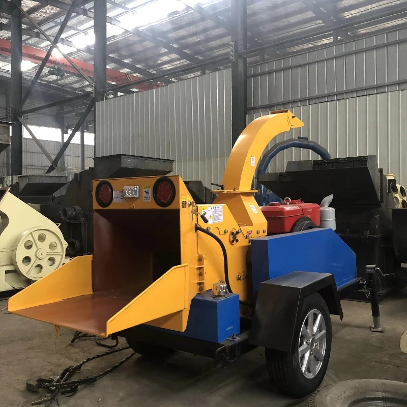 Forestry Wood Chipper & Branch Crusher – Electric or Diesel Powered, 2T/H Capacity