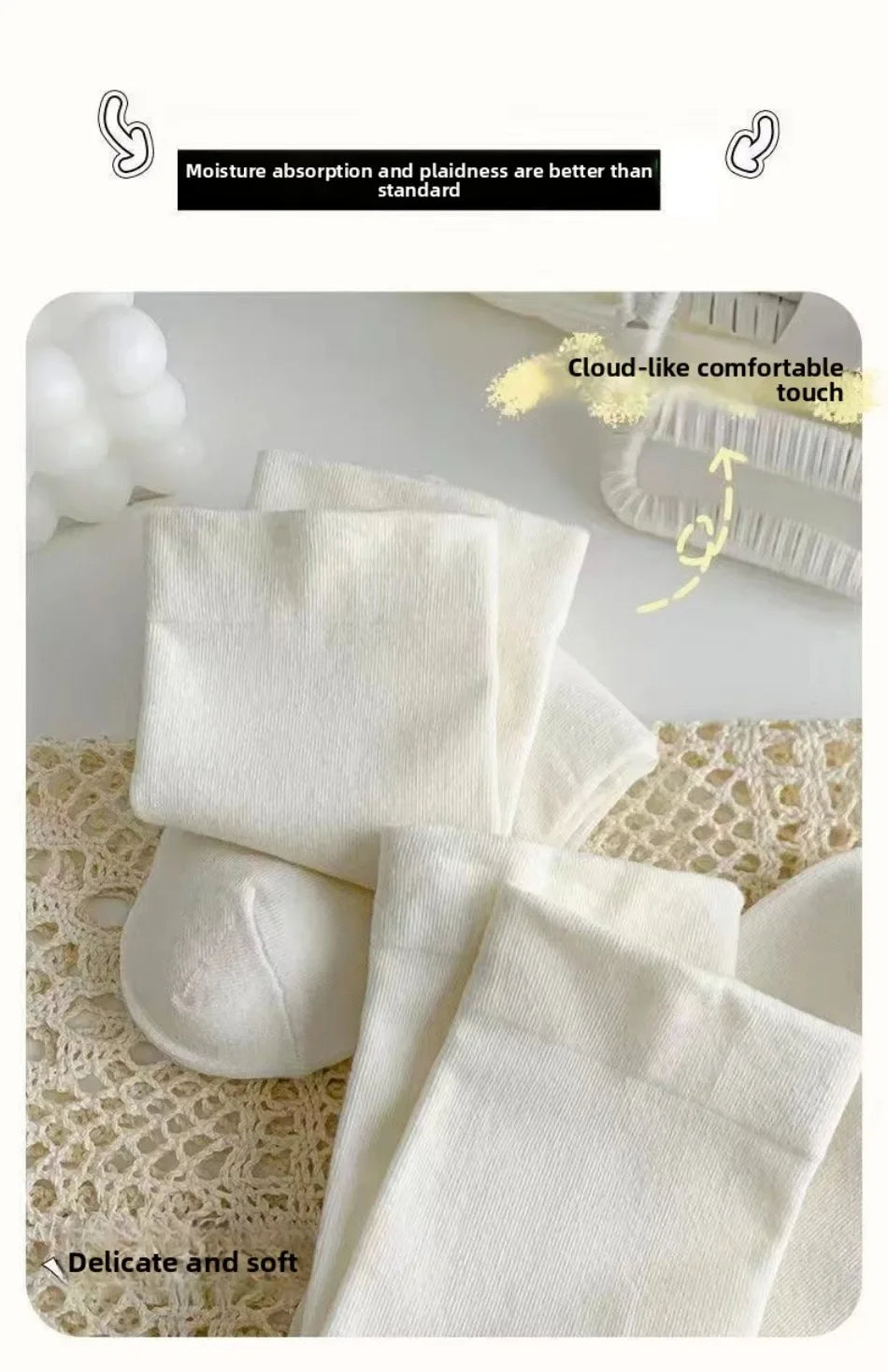 Women's Cotton Slouch Socks – 5-Pair Pack