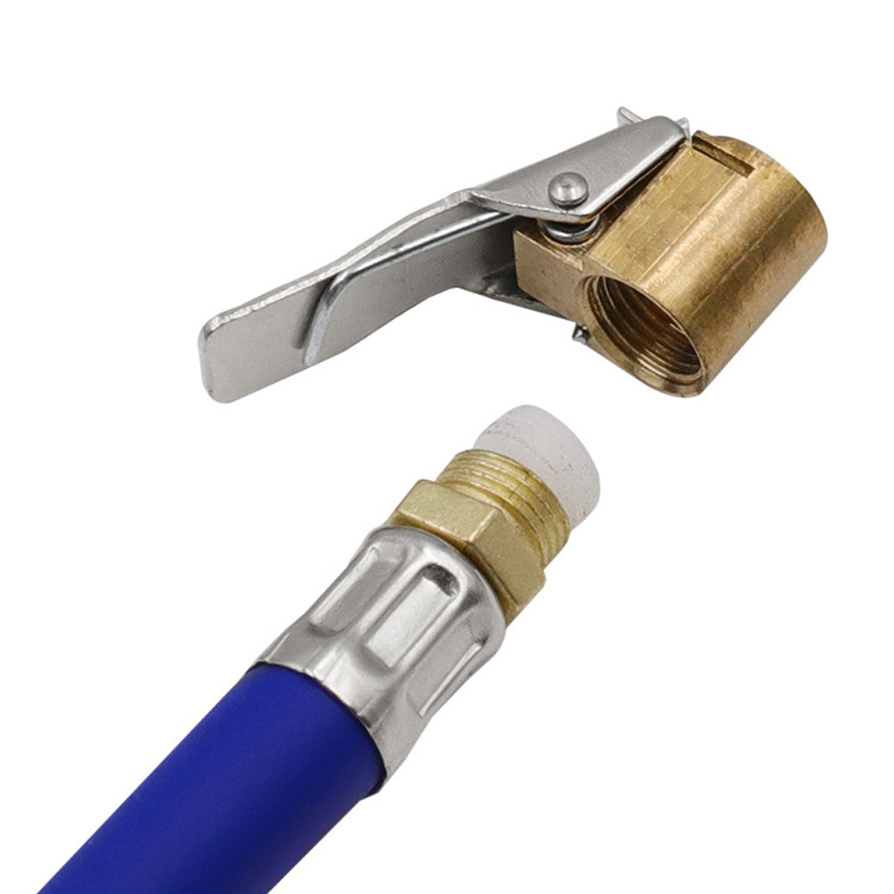 Tire Inflator Hose Extension with Locking Air Chuck