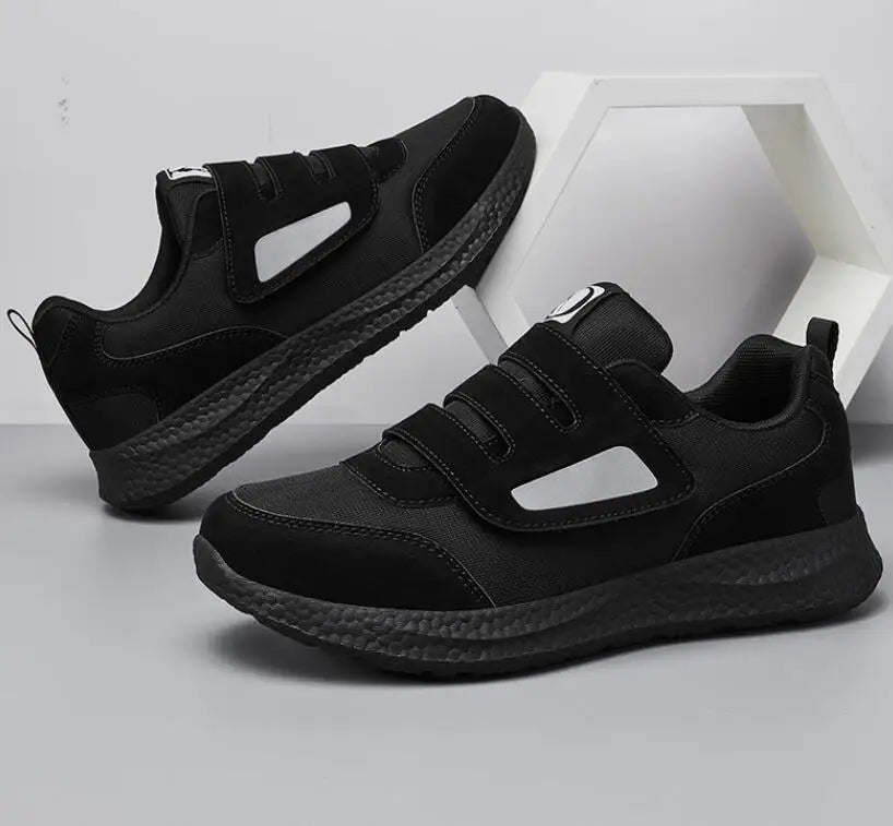 Men's & Women's Orthopedic Diabetic Sneakers – Wide Slip-On Hook & Loop Casual Shoes for Edema, Swollen Feet & Height Increasing Comfort