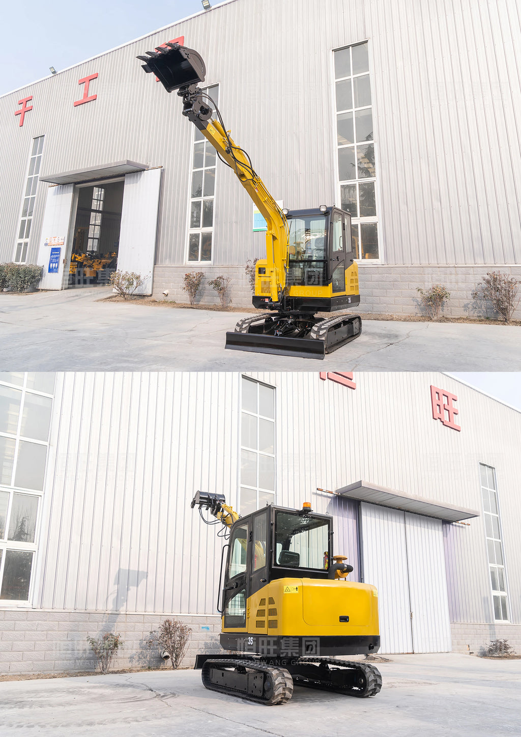 Mini Excavator 3.5 Ton Digger EPA/CE 1 Euro Crawler Excavator For Home Diesel Agricultural Tractor Chinese Sale Diggers Custom