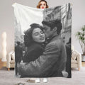Custom Personalized Photo Blanket – Soft Warm Flannel with Your Photo, Sofa, Bed, Office & Travel Gift