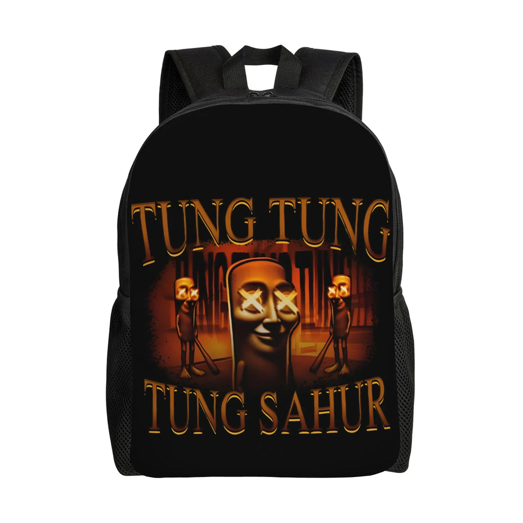 Tung Tung Tung Sahur Backpack – Unisex Meme Daypack