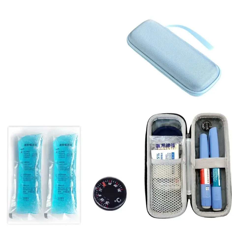 Portable EVA Insulin Cooling Bag – Waterproof Thermal Insulated Diabetic Pen Storage Bag