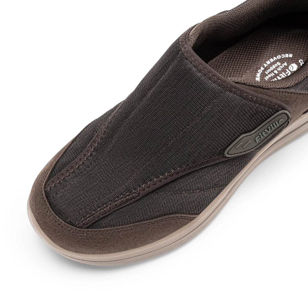 Men's Extra Wide Diabetic Slip-On Shoes – Orthopedic Casual Footwear for Elderly Foot Pain Relief, Neuropathy & Swollen Feet
