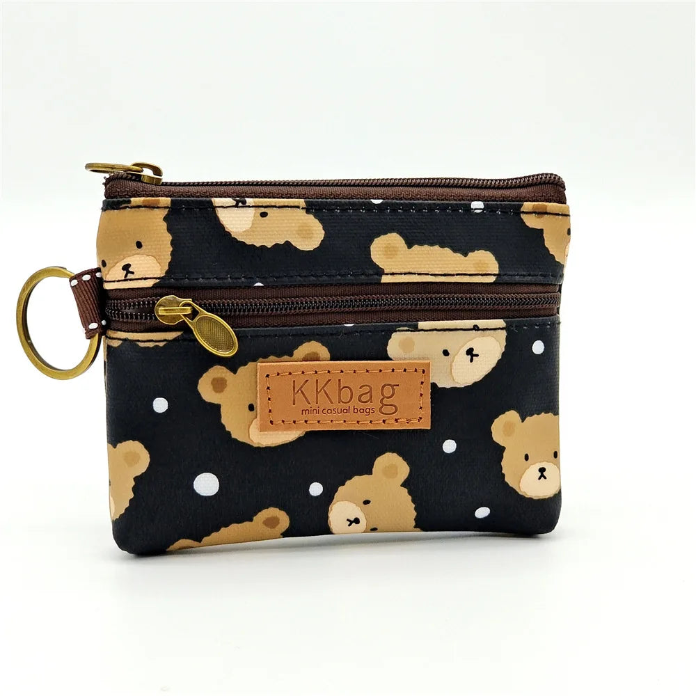 Cute Animal Coin Purse – Kawaii Zipper Wallet & Card Holder for Women, Girls & Students