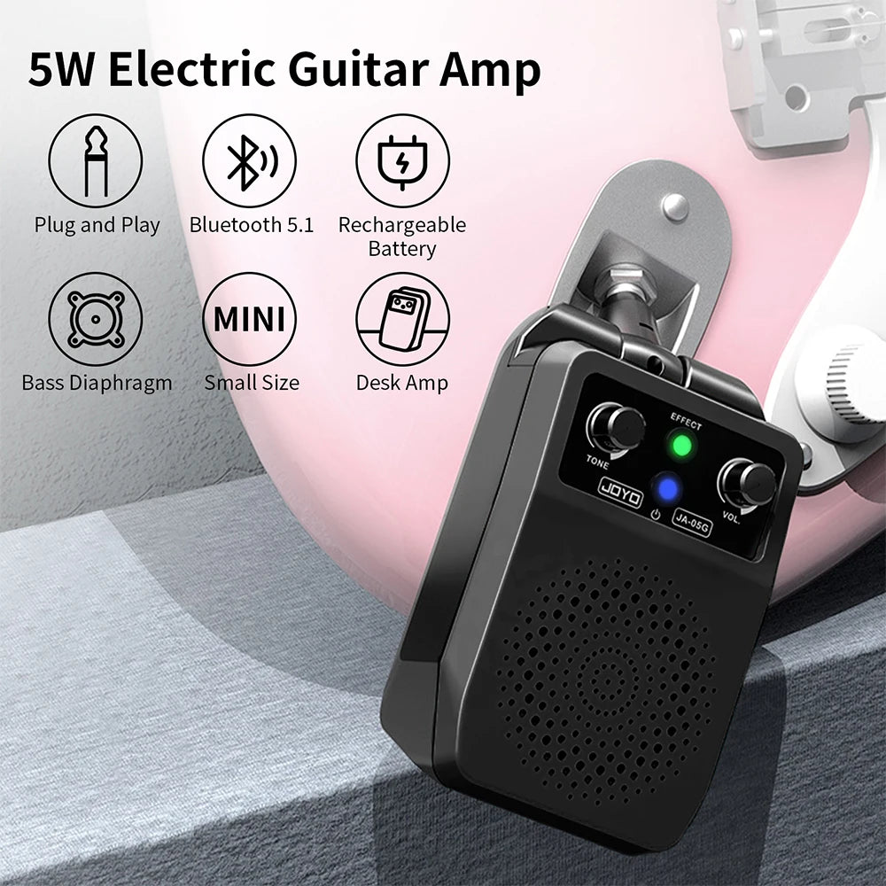 JOYO JA-05G Mini Guitar Plug Amplifier — 4 Built-In Effects