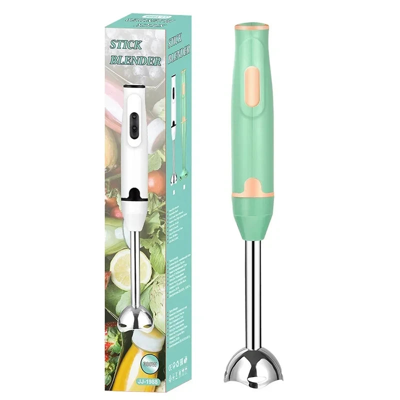 Immersion Hand Stick Blender — Electric Handheld Food & Vegetable Grinder for Smoothies & Sauces