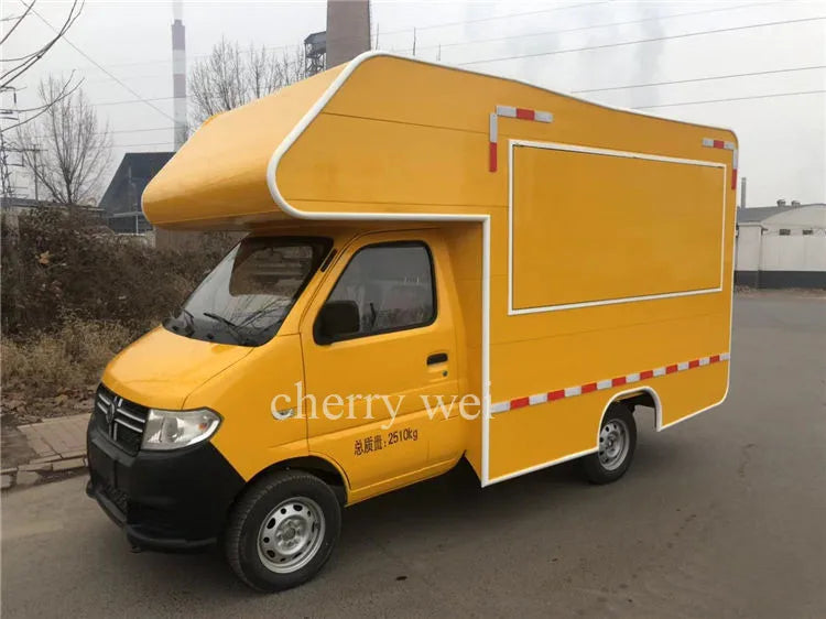 EXW Mobile Food Cart — Electric Food Truck & Ice Cream Trailer (510x170x264cm)