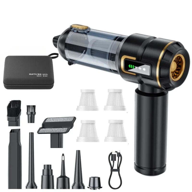 SUITU Cordless Handheld Car Vacuum and Dust Blower