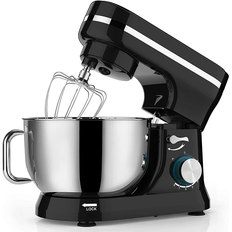 1000W Stand Mixer & Food Processor – 8+P Speed Electric Blender, Egg Whisk, Desktop Kitchen Mixer with Bowl