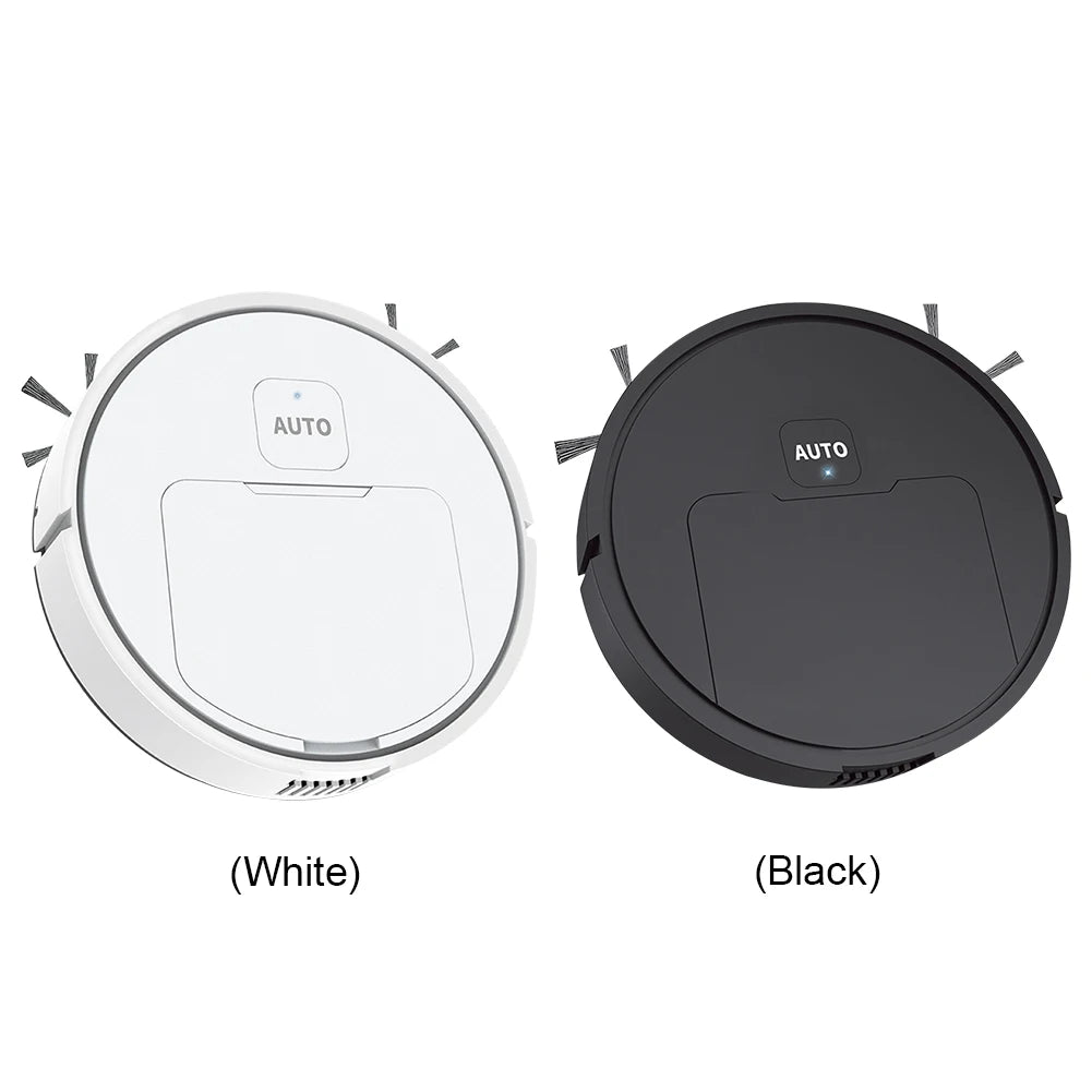 3-in-1 Smart Robot Vacuum Cleaner – Auto Sweep, Mop & Suction USB Rechargeable