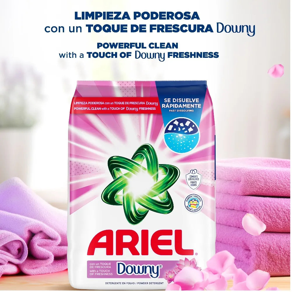 Clean Clothes with a Touch of Luxury — Laundry Detergent Powder with Downy Freshness | 60 Loads, 2.7 kg