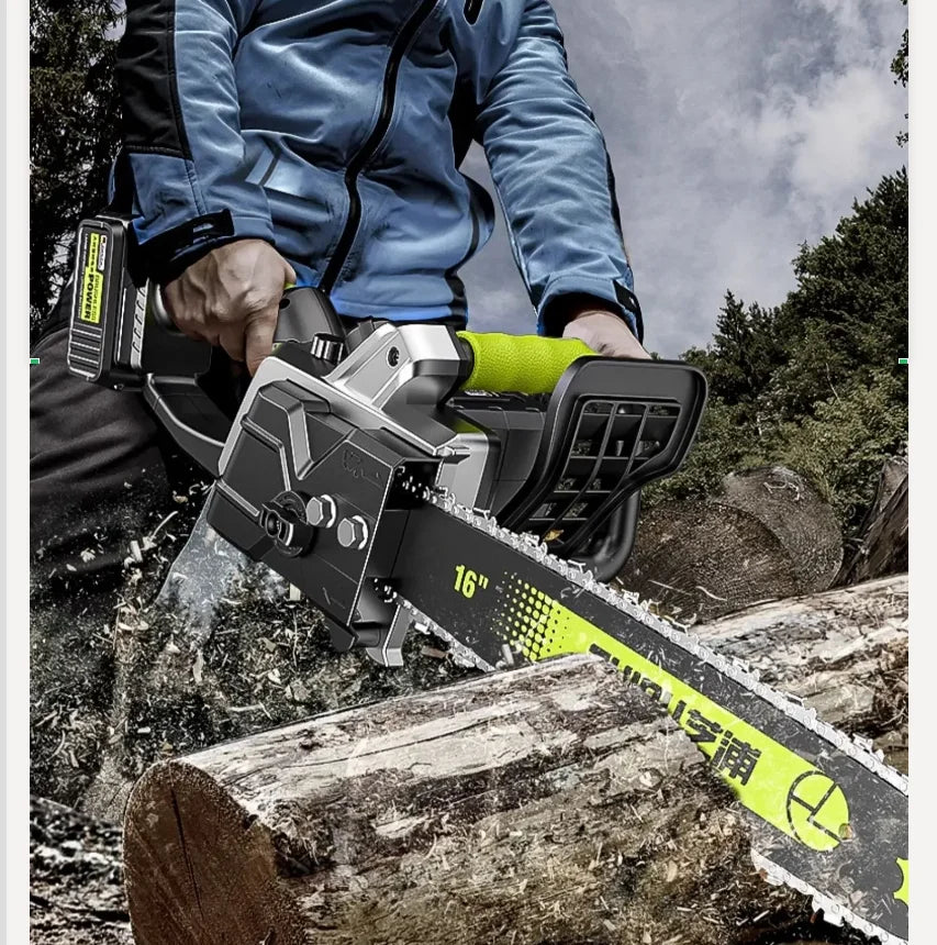Portable Handheld Electric Saw — Cordless Mini Chainsaw for Wood Cutting