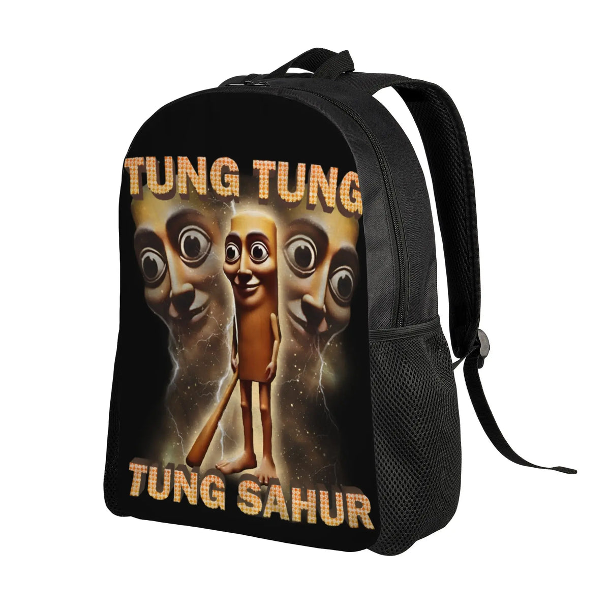 Tung Tung Tung Sahur Backpack – Unisex Meme Daypack
