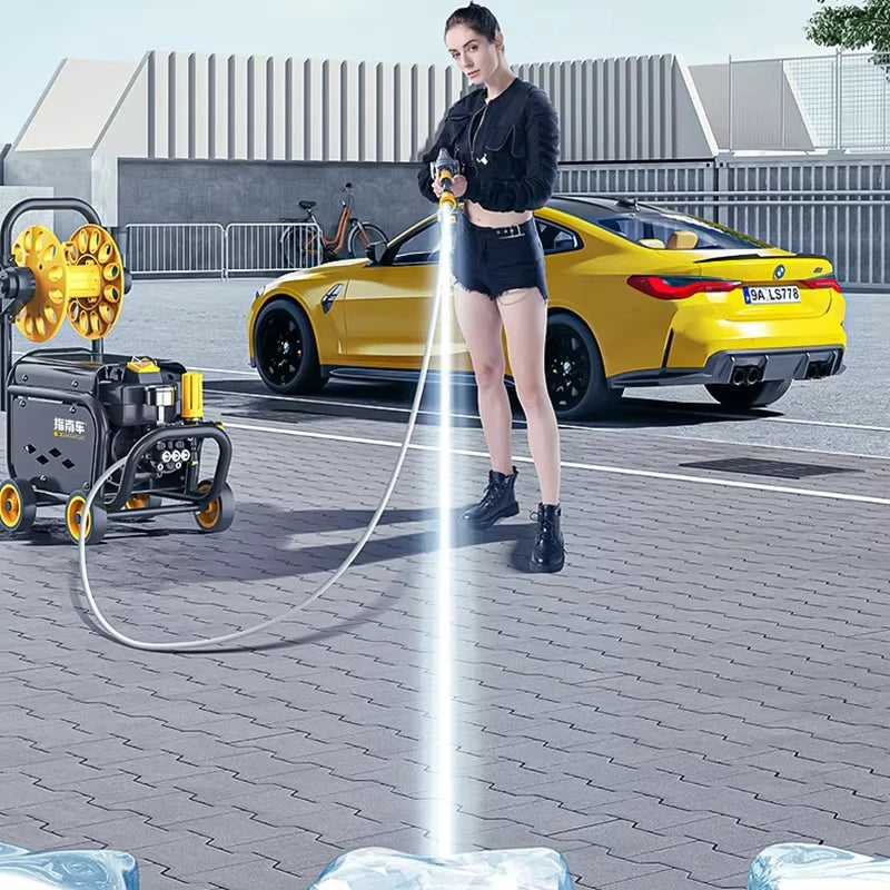 250 Bar High-Pressure Car Washer – 2000W, Foam Cannon, 35m Hose, IPX5, Pressure Gauge