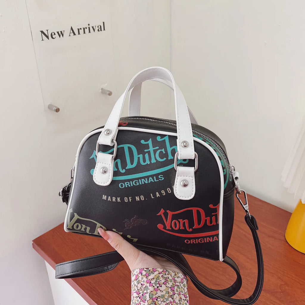 Large Capacity Retro Crossbody Bag – Versatile Women's Shoulder Bag & Handbag