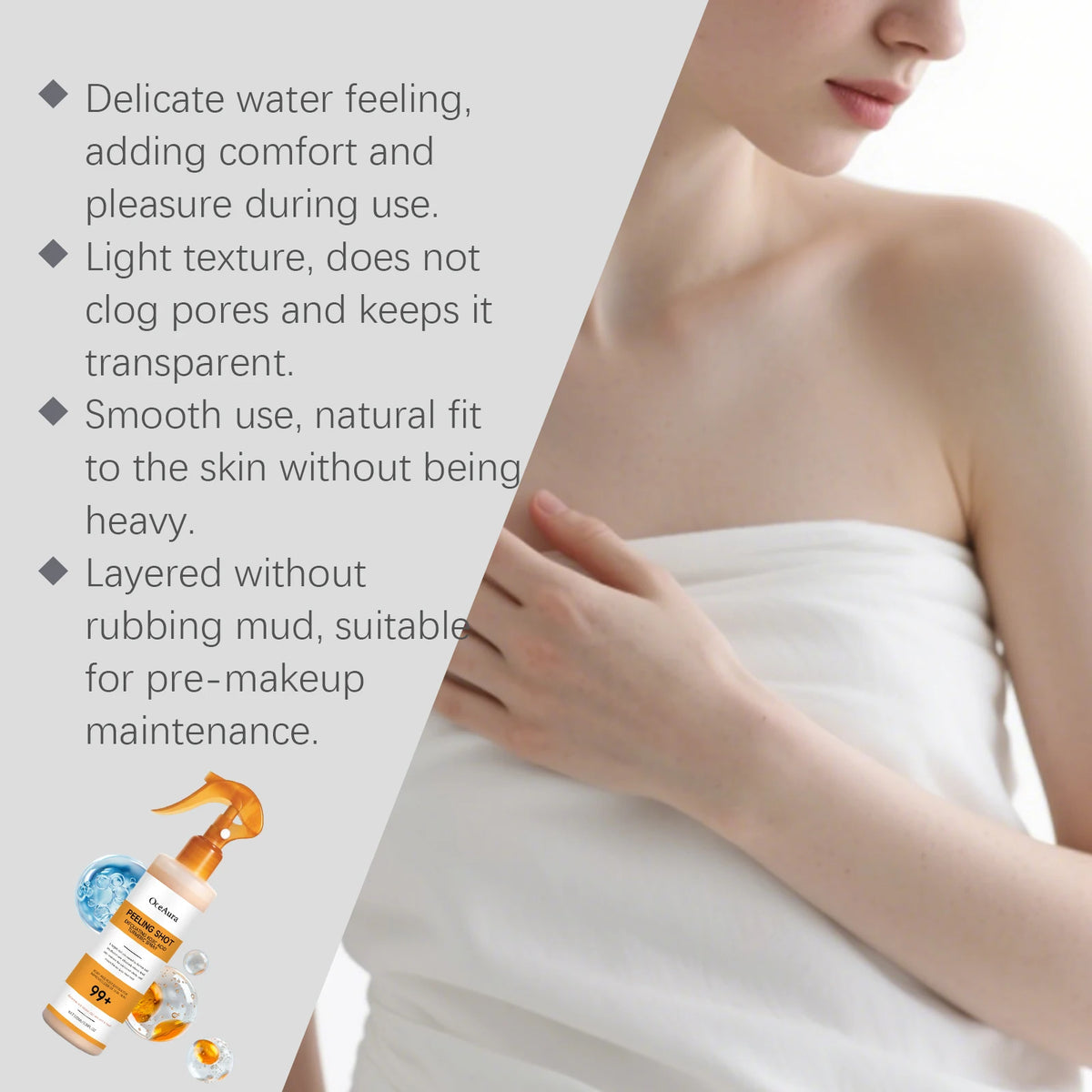 Kojic Acid Turmeric Exfoliating Body Spray – Brightening Peeling Solution 100ml