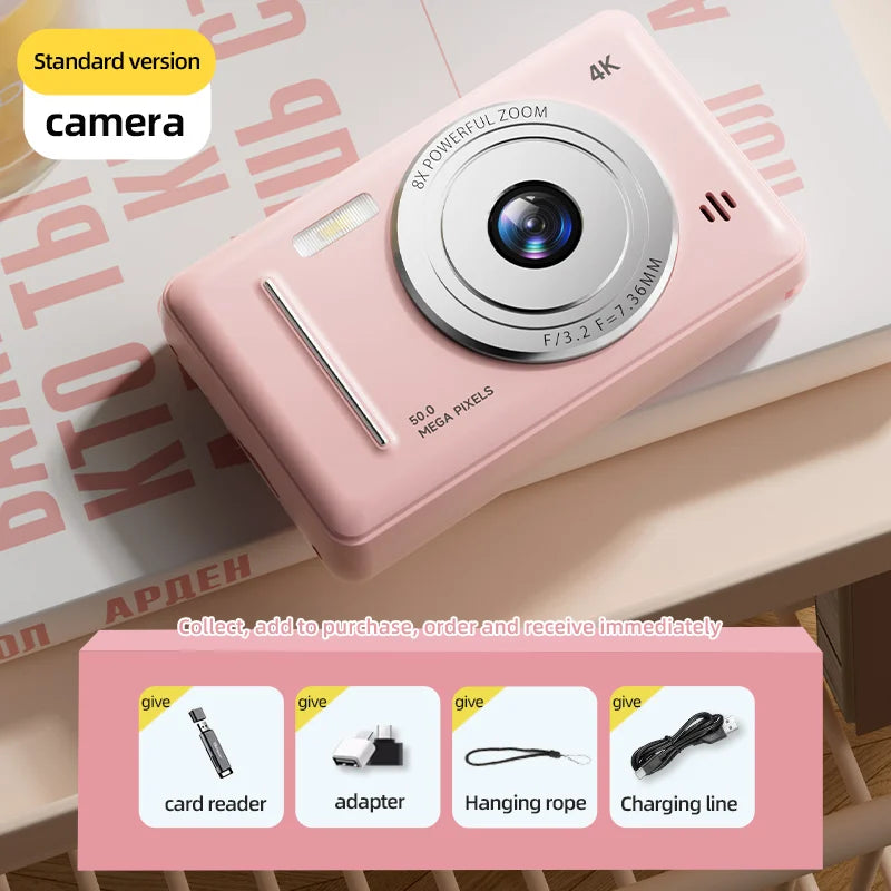 Retro Digital Camera with SD Card Storage