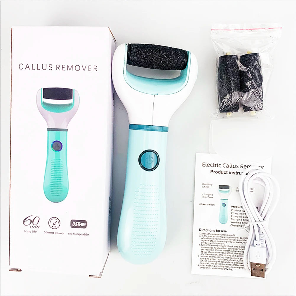 Electric Foot Grinder & Callus Remover – Dead Skin Scrubber for Cracked Heels
