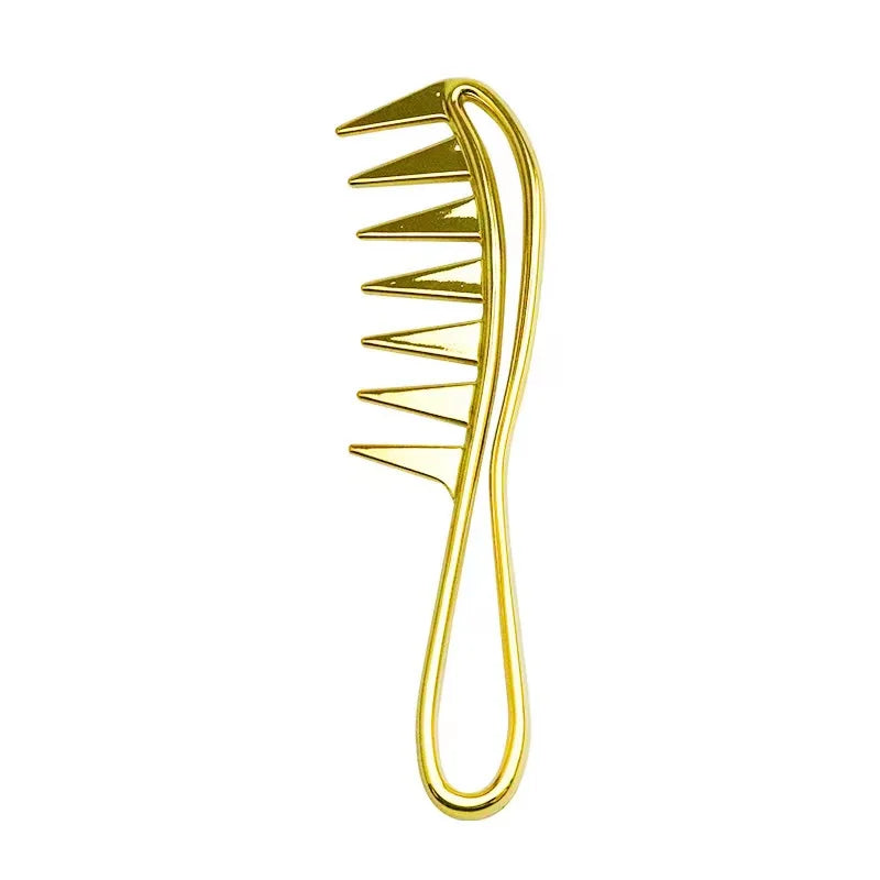 Wide Tooth Retro Oil Head Comb – Antistatic Detangling Comb for Curly & Straight Hair