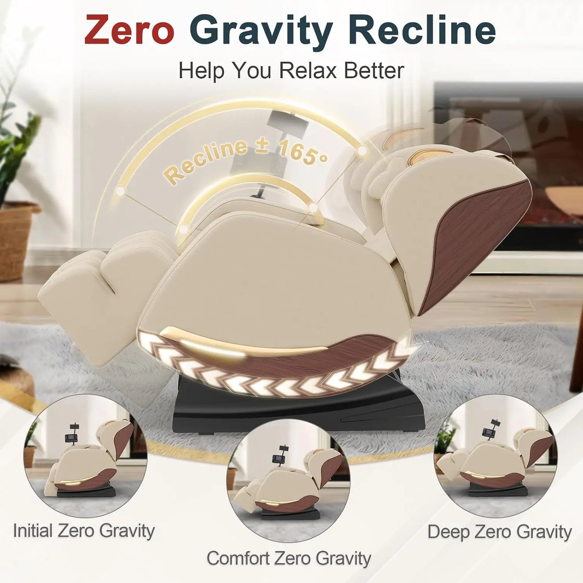 Full Body Massage Chair with Heat & Zero Gravity Recline