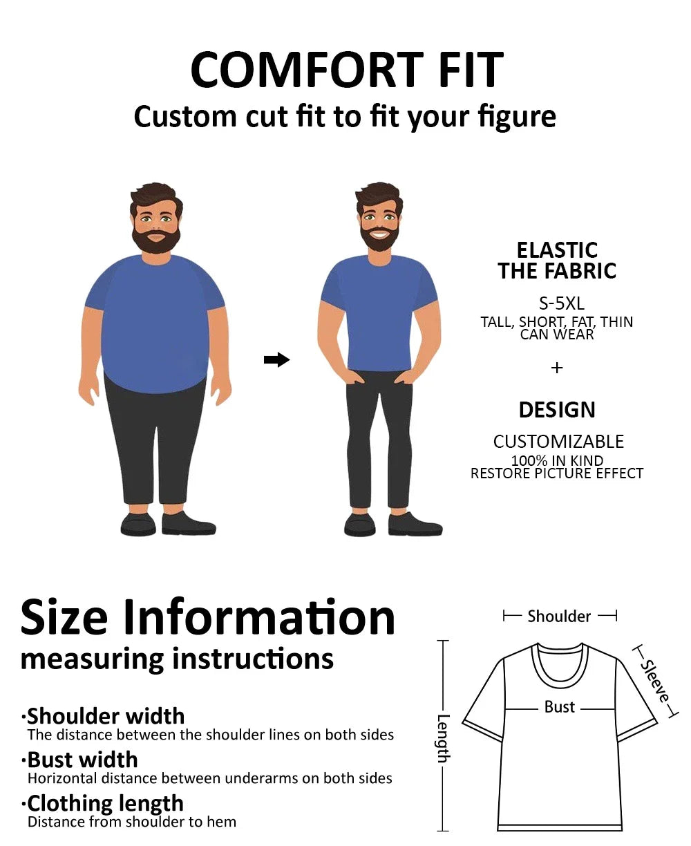 Men's Oversized Streak Print Casual T-Shirt