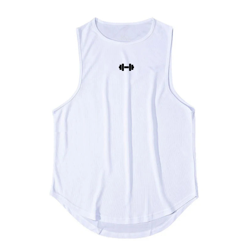 Men's Gym Tank Top Sleeveless Shirt — Athletic Training Vest