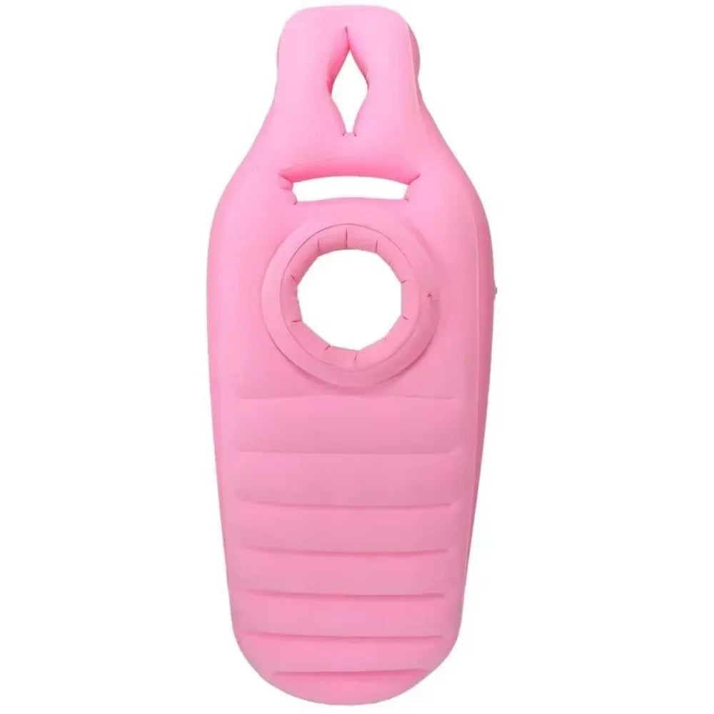 Inflatable Maternity Bed – Foldable Adjustable Firmness Pregnancy Sleeping Mat with Air Pump
