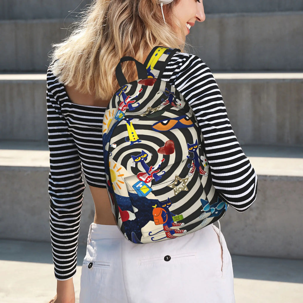 Pete the Cat Backpack – Printed School Rucksack