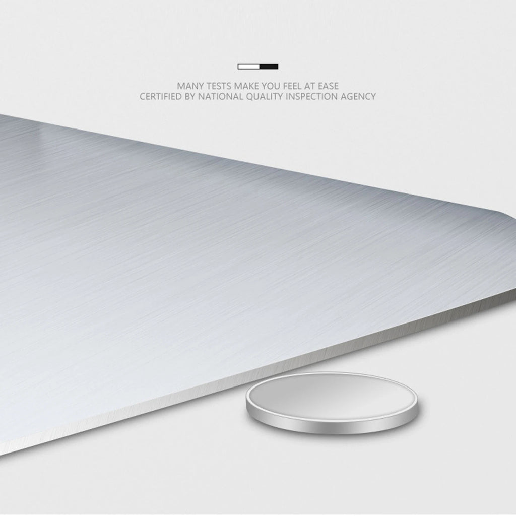 Non-Slip Stainless Steel Cutting Board — Eco-Friendly Kitchen Chopping Board for Vegetables, Meat & Dough (S & L)