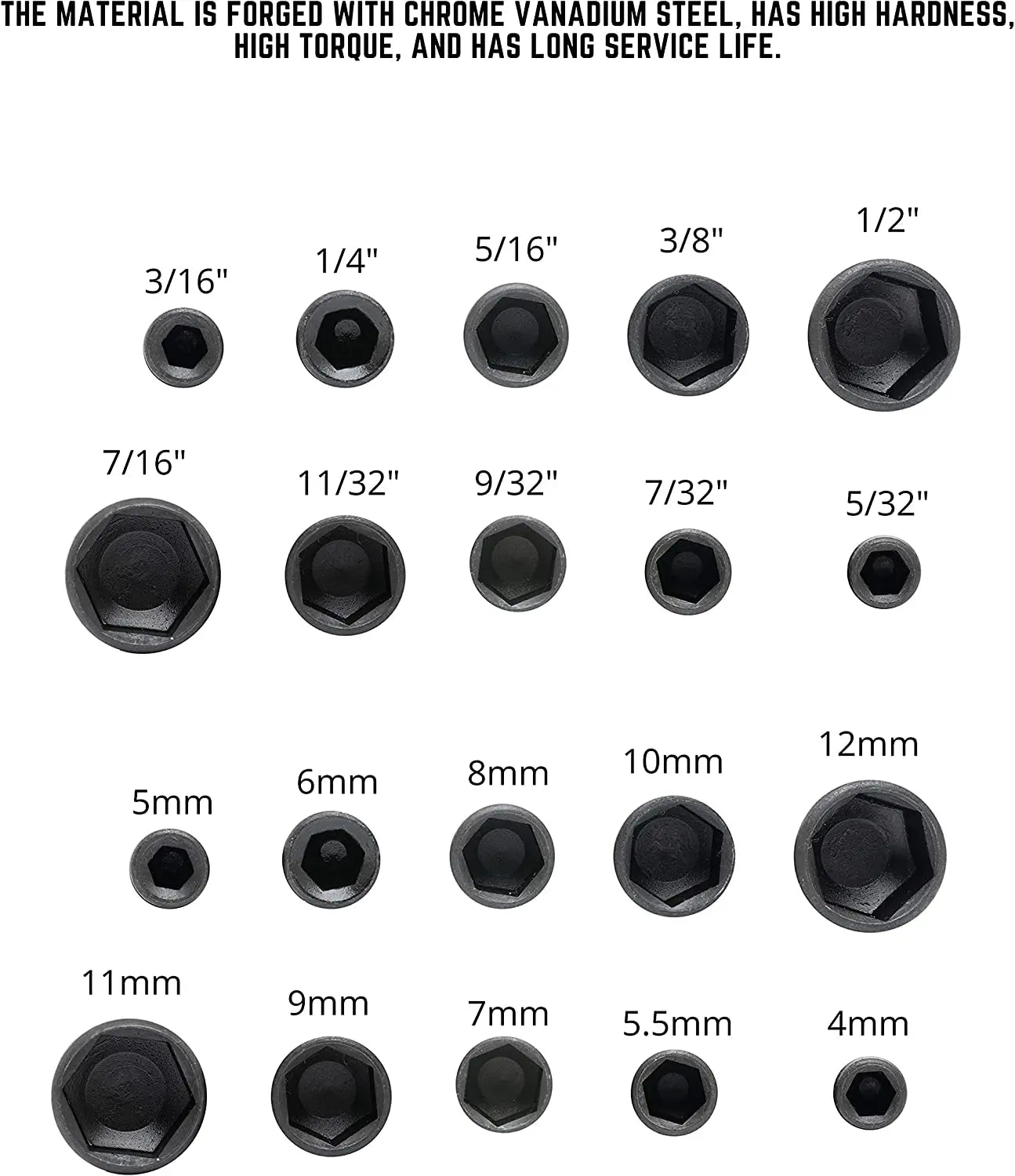 Tighten. Drive. Done. — 9-Piece Hex Socket Nut Driver Set | 5mm–13mm Sleeve Nozzles, Screwdriver Bits & Socket Wrenches