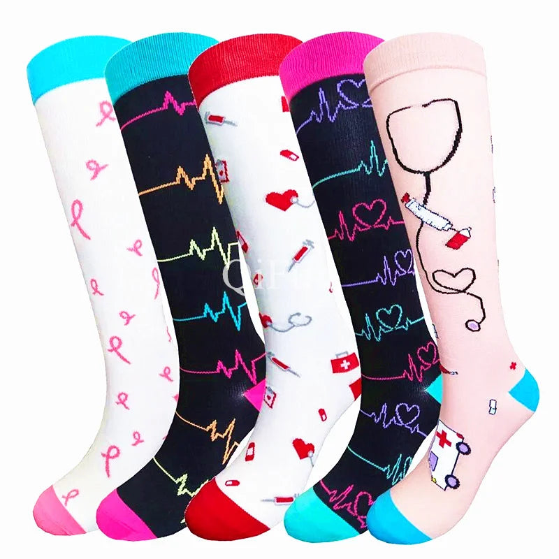 Compression Socks – Medical Grade 20-30mmHg for Varicose Veins, Diabetes & Running (58 Styles)