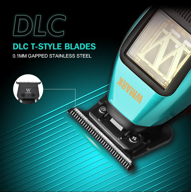 WMARK NG-X1 POLAR Professional Hair Clipper – Vector Motor, 10,000 RPM, DLC Blade, 150-Min