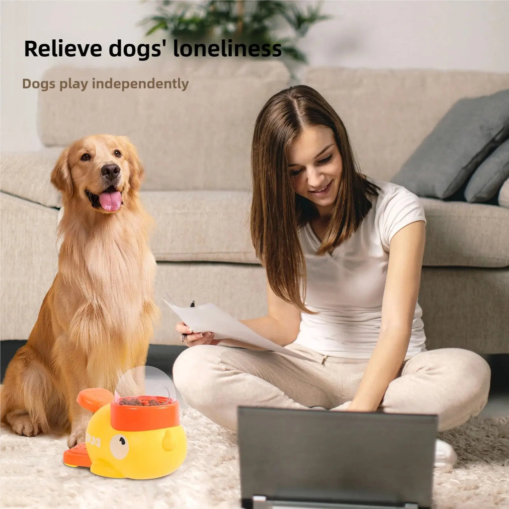 Duck Snack Dispenser Slow Feeder for Small & Medium Dogs
