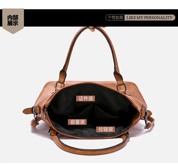 Vintage Patent Leather Pillow Shoulder Bag – Luxury Hobo Crossbody Handbag for Women