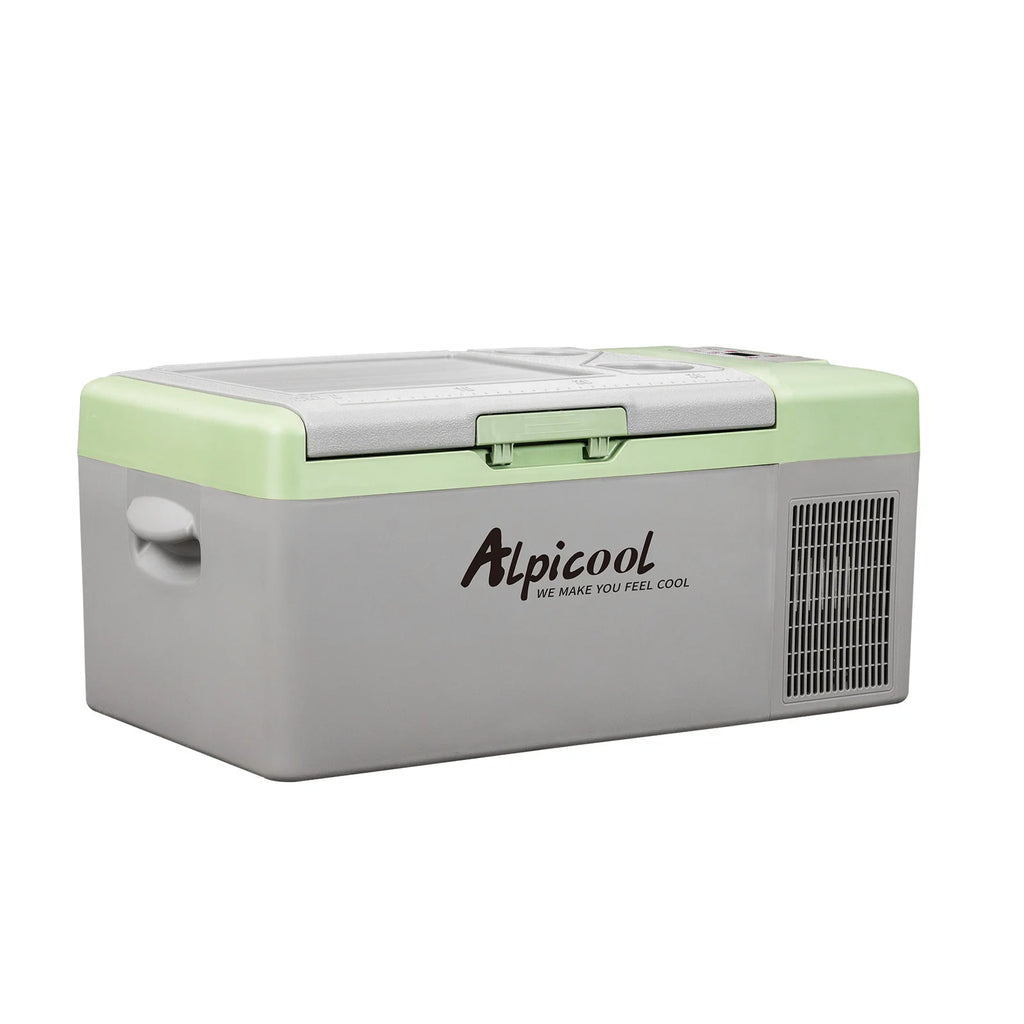 Alpicool Y16T Y20T Portable Fridge — 12 Volt Car Refrigerator 16 & 20 Quart Freezer for Fishing, Camping, RV, Truck & Boat (12/24V DC)