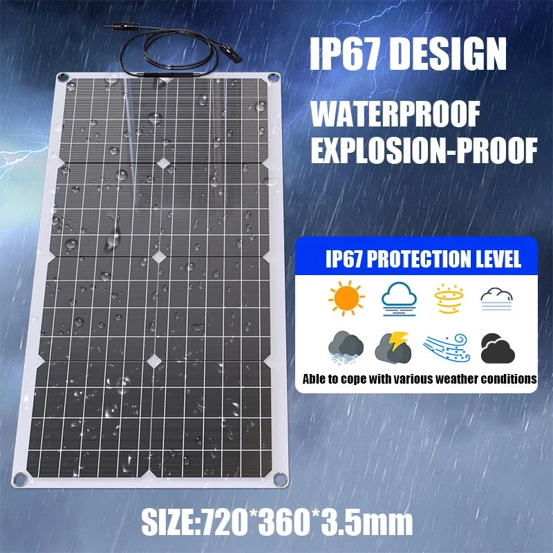 2000W Off-Grid Solar Complete Kit – 100A MPPT Controller, 110V/220V Inverter & LiFePO4 Battery