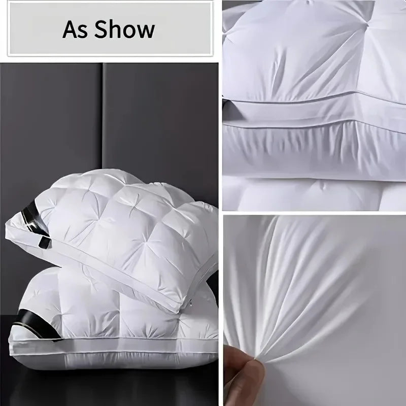 Hotel-Grade Twisted Pillow Core – Soft Supportive Bed Pillow, 48x74cm, Single